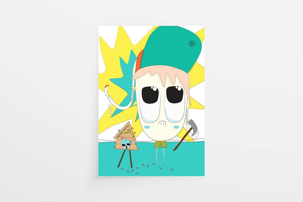 Grumps DIY Printable Wall Art, Kids Bedroom & Playroom/ Digital Download