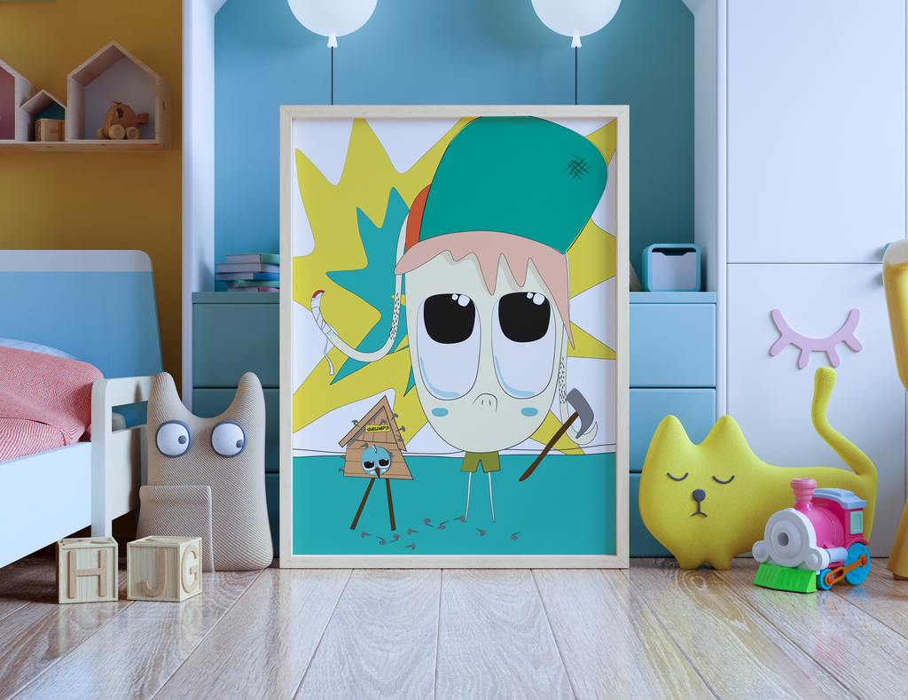 Grumps DIY Printable Wall Art, Kids Bedroom & Playroom/ Digital Download