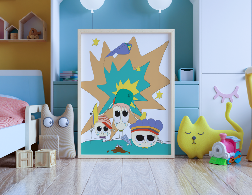 Grumps Printable Wall Art, Kids Bedroom & Nursery / Digital Download