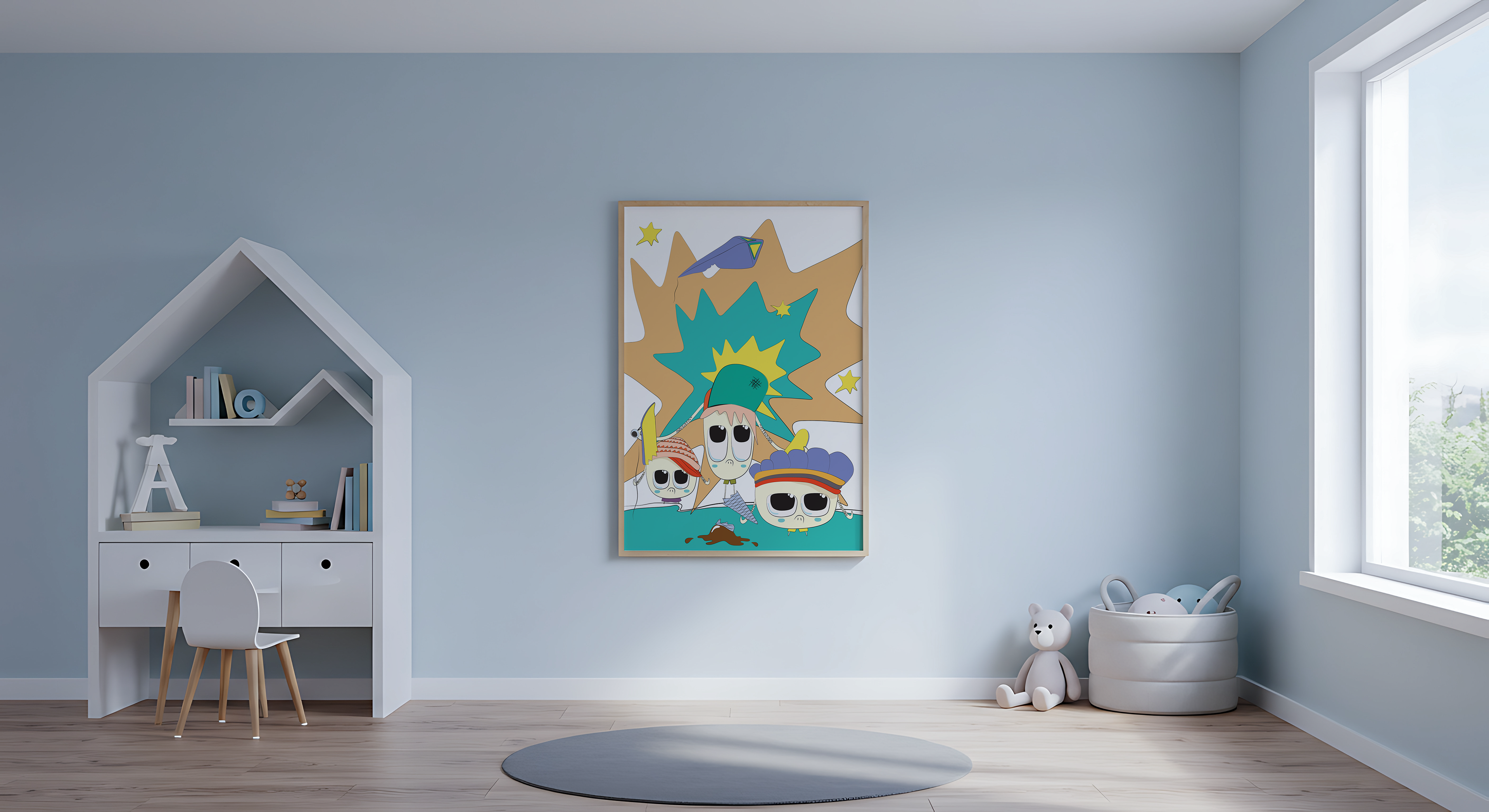 Grumps Printable Wall Art, Kids Bedroom & Nursery / Digital Download