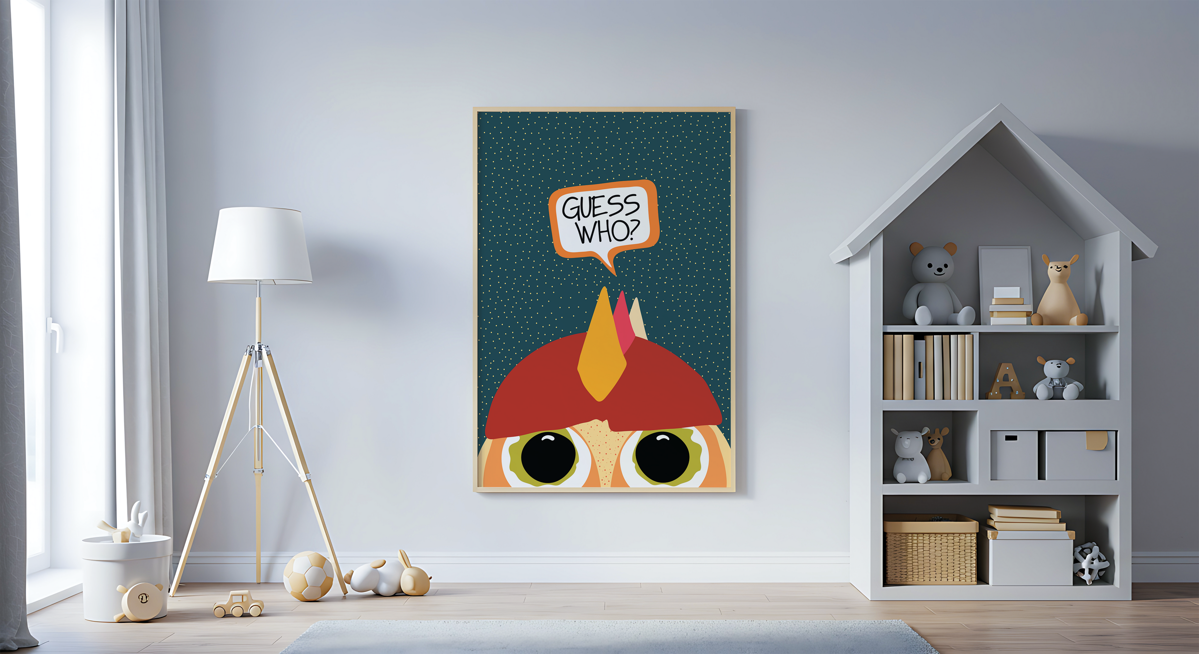 Guess Who 2.0 Printable Wall Art Kids