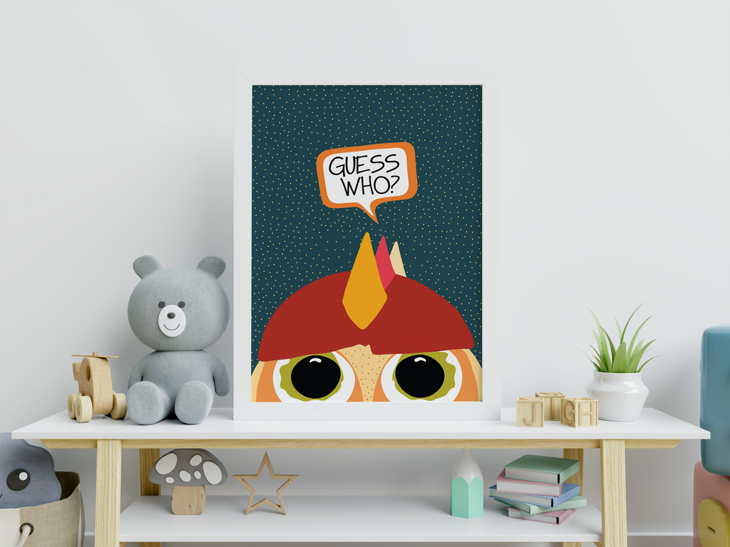 Guess Who 2.0 Printable Wall Art Kids