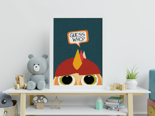Guess Who 2.0 Printable Wall Art Kids